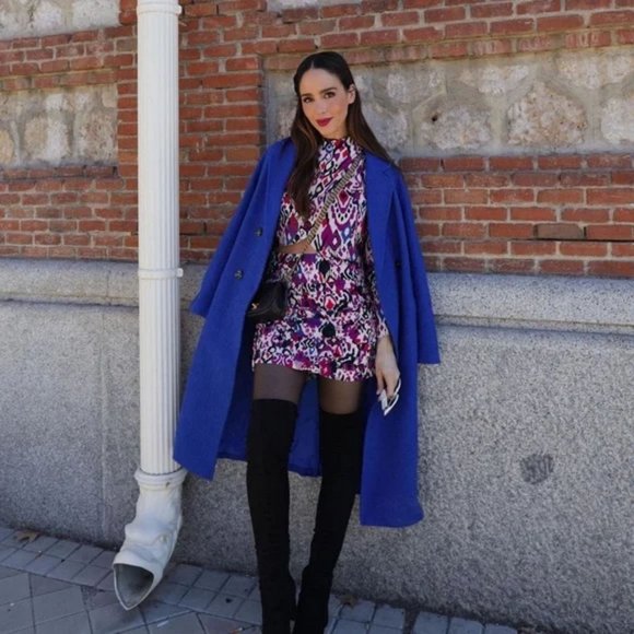 RARE ZARA SET PRINT TOP AND SKIRT - Picture 3 of 5